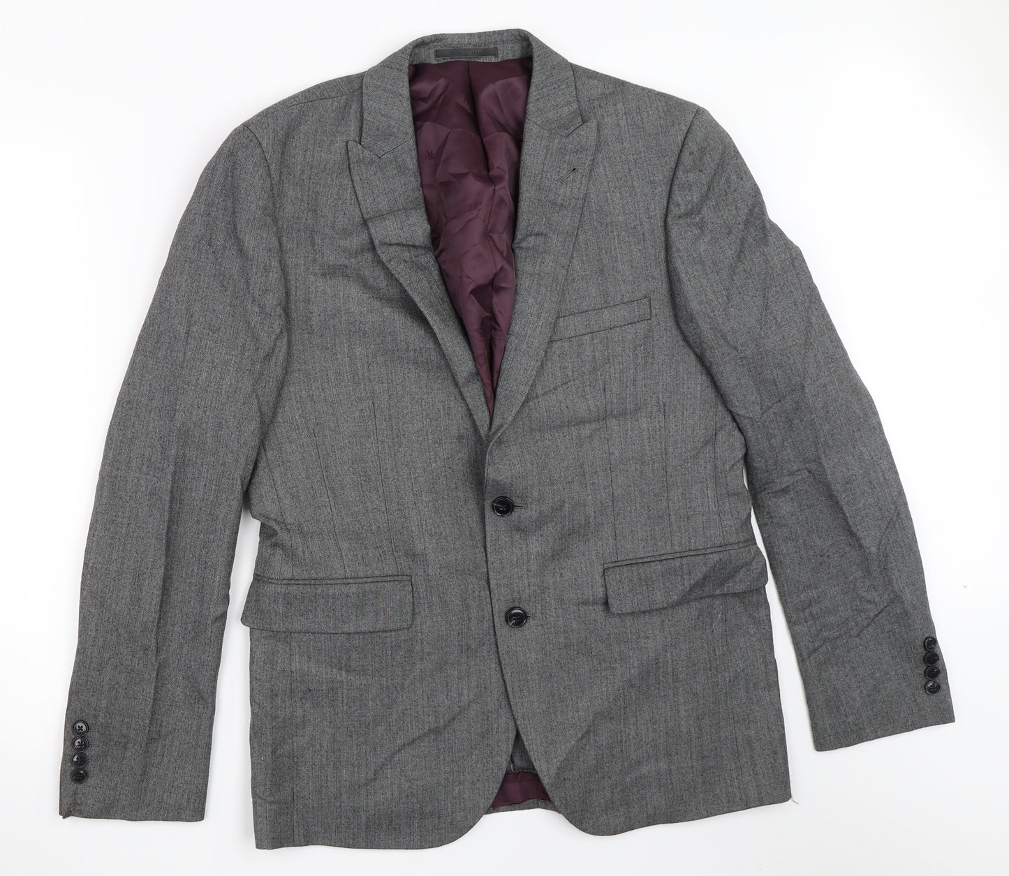 Burton Mens Grey   Jacket Blazer Size 40