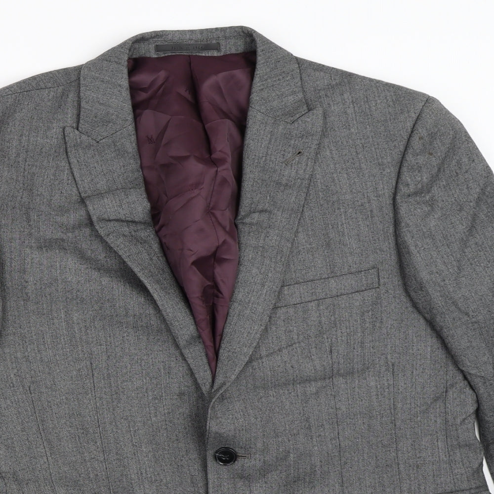 Burton Mens Grey   Jacket Blazer Size 40