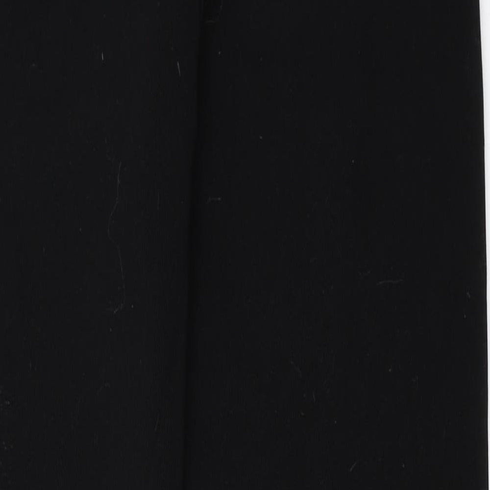 Preworn Womens Black   Trousers  Size 14 L27 in