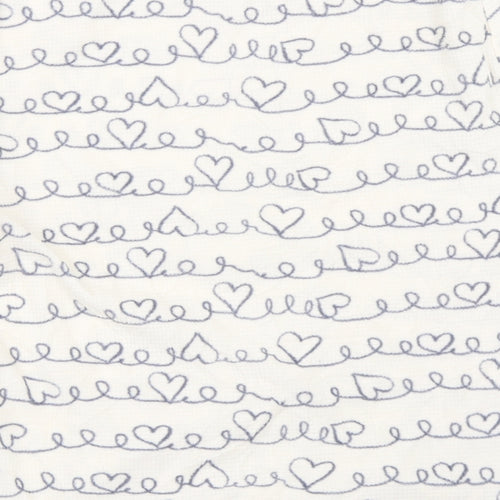 George Womens Ivory Solid  Top Pyjama Top Size 12