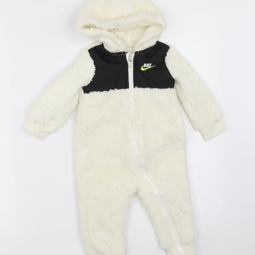 Nike Boys Ivory   Basic Coat Snowsuit Size 12 Months