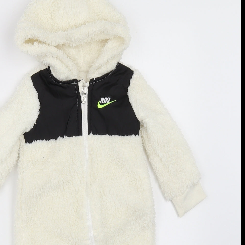 Nike Boys Ivory   Basic Coat Snowsuit Size 12 Months