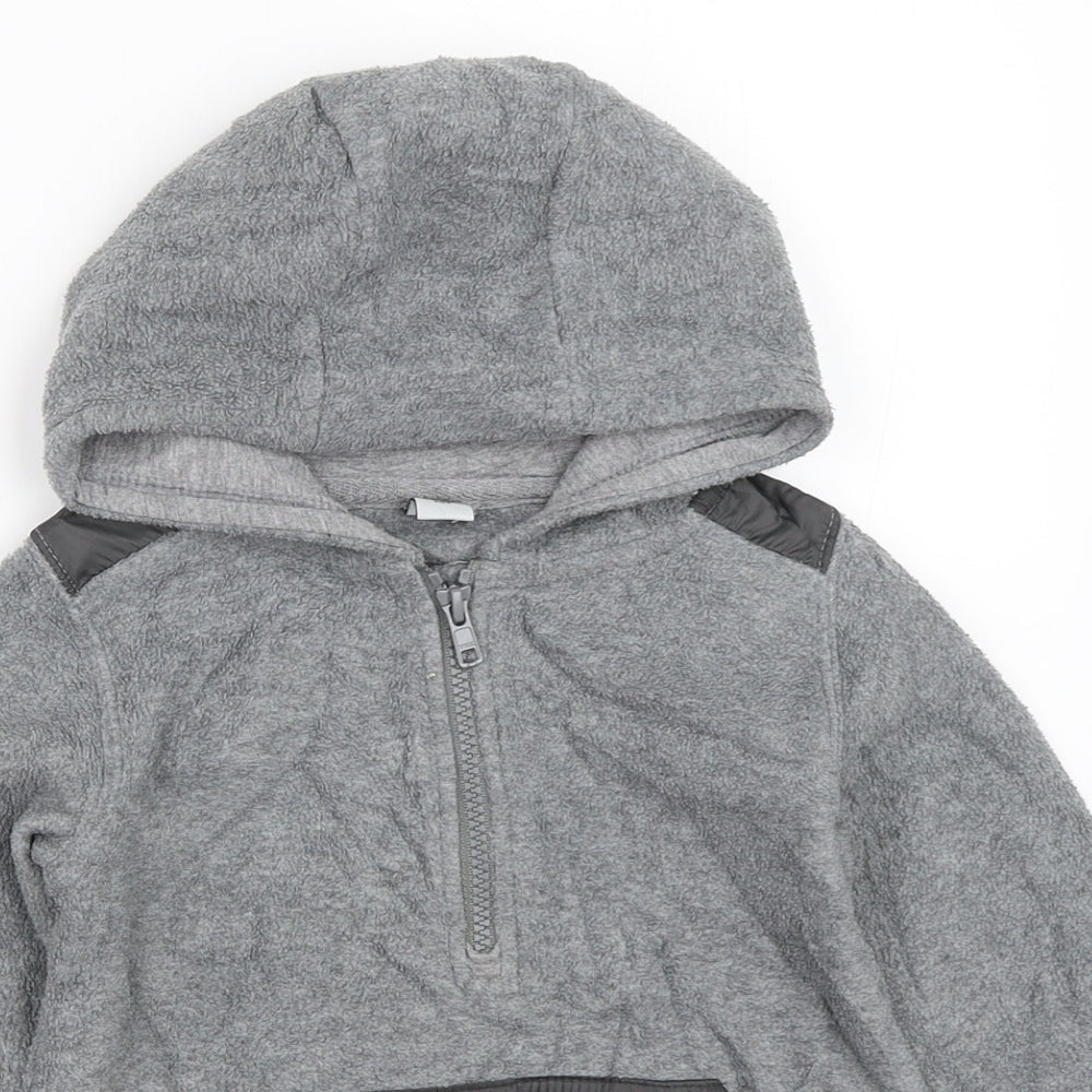 TU Boys Grey   Pullover Hoodie Size 4 Years