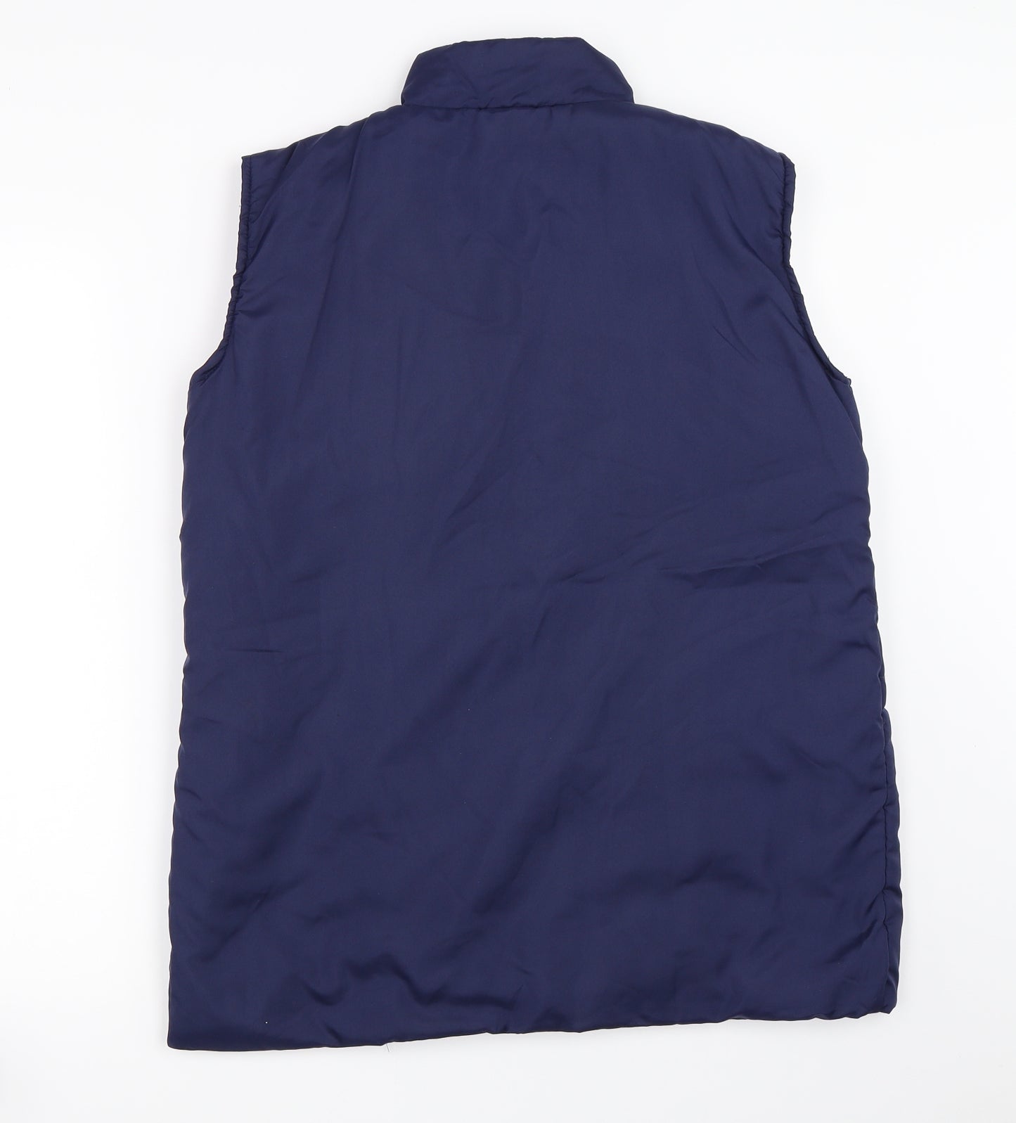 Anne De Lancay Womens Blue   Gilet Coat Size 14
