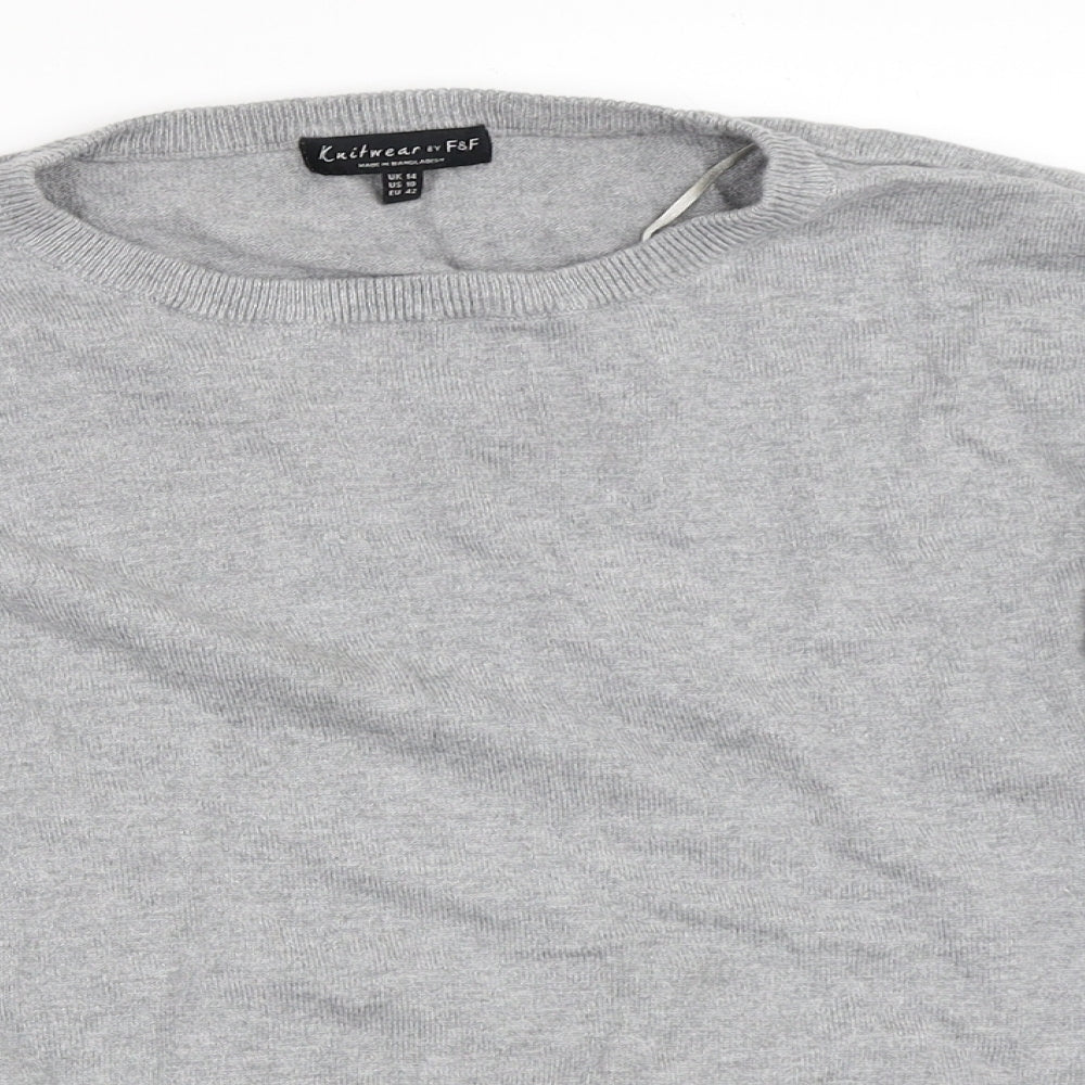 F&F Womens Grey   Pullover Jumper Size 14