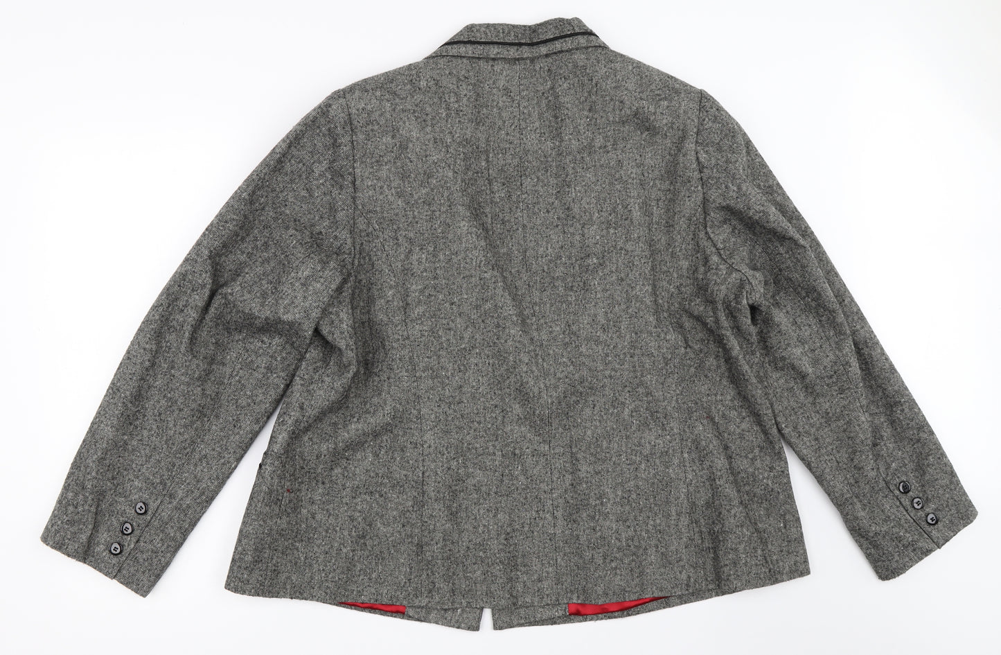 Fabrici Womens Grey   Overcoat Coat Size 22