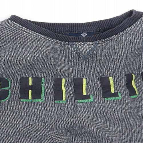 NEXT Boys Blue   Pullover Sweatshirt Size 2-3 Years