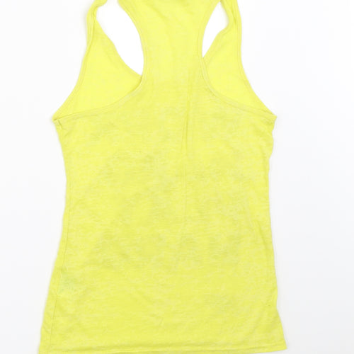 Myprotein Womens Yellow   Basic Tank Size 6