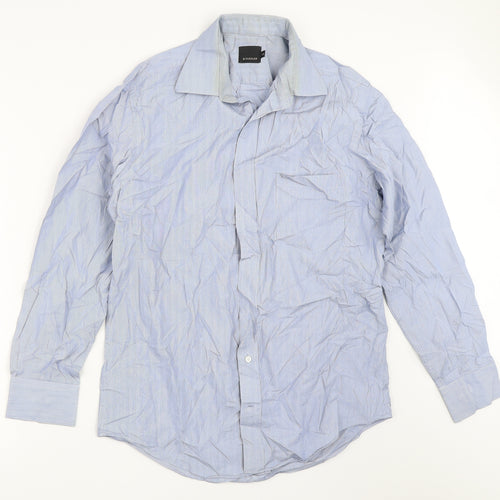 Baulmer Mens Blue    Button-Up Size 15.5