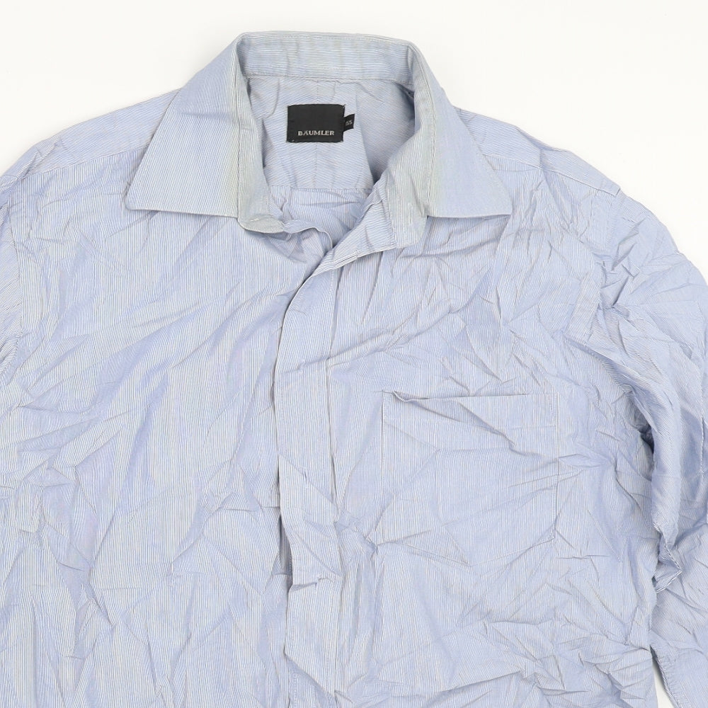 Baulmer Mens Blue    Button-Up Size 15.5