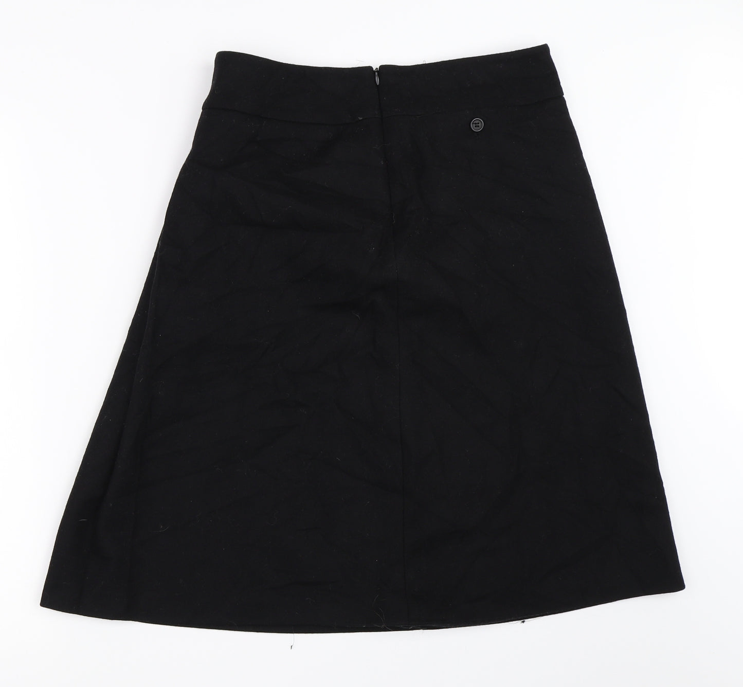 Preworn Womens Black   A-Line Skirt Size 30 in