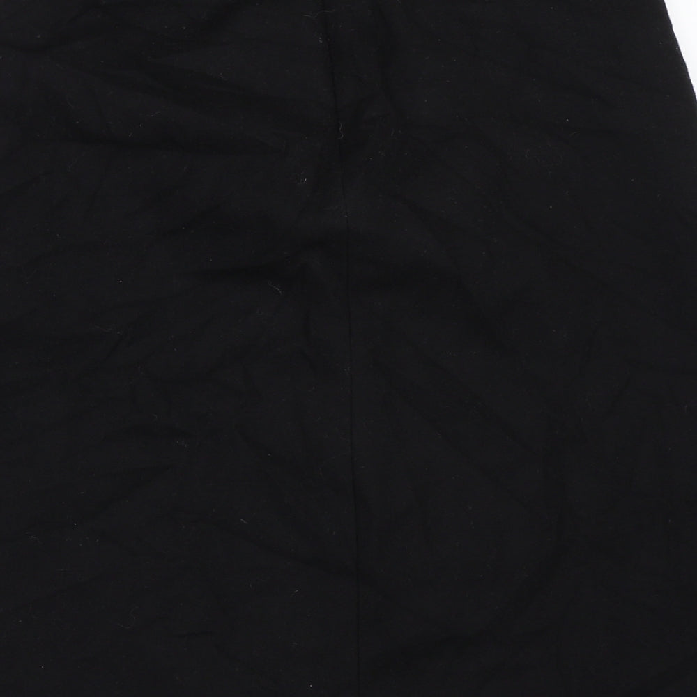 Preworn Womens Black   A-Line Skirt Size 30 in