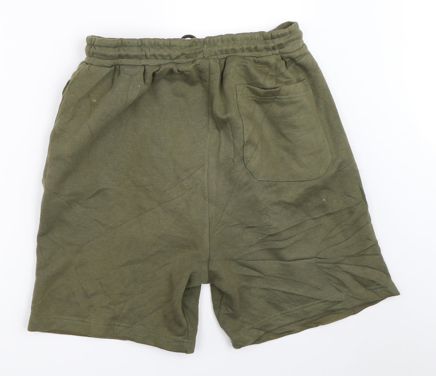 Cotton Works Mens Green   Sweat Shorts Size L