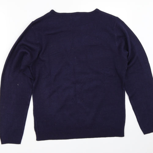 LXD Womens Blue   Pullover Jumper Size 14