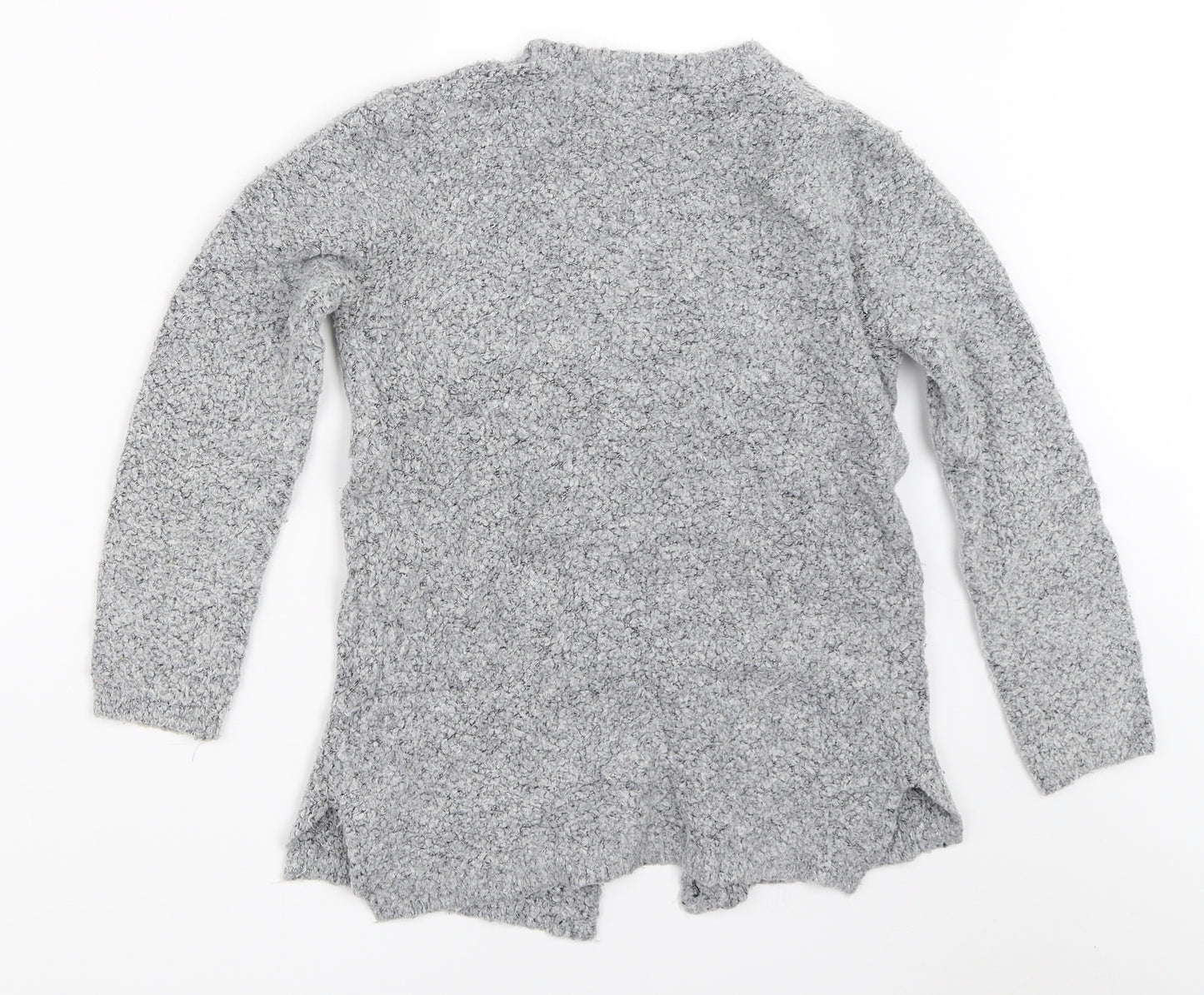 NEXT Girls Grey   Cardigan Jumper Size 8 Years