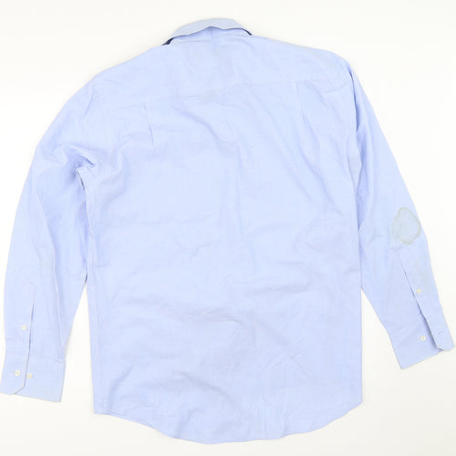 NEXT Mens Blue    Button-Up Size 15.5