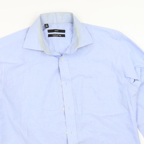 NEXT Mens Blue    Button-Up Size 15.5