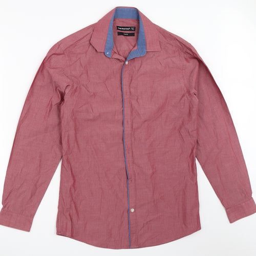 Cedar Wood State Mens Red    Button-Up Size 15.5