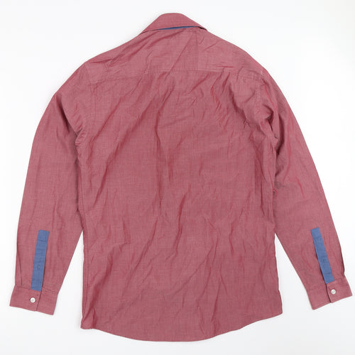Cedar Wood State Mens Red    Button-Up Size 15.5