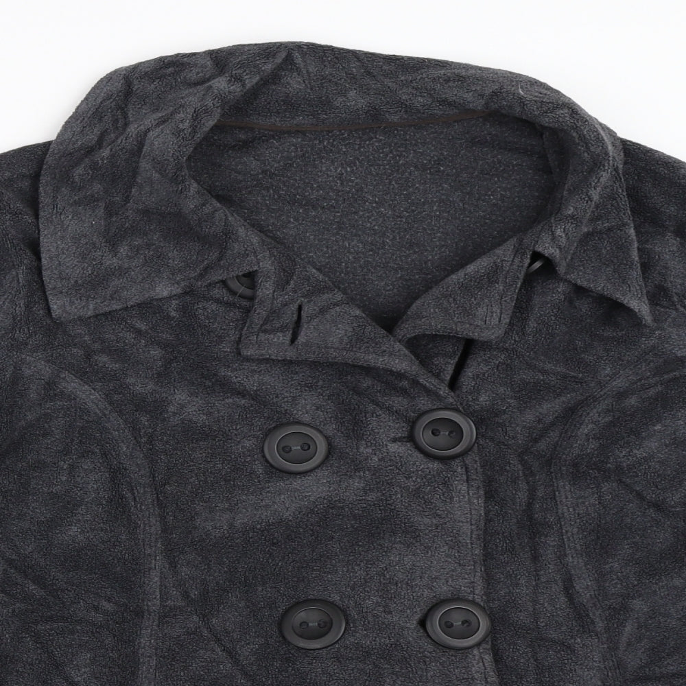 Per Una Womens Grey  Fleece Jacket  Size S