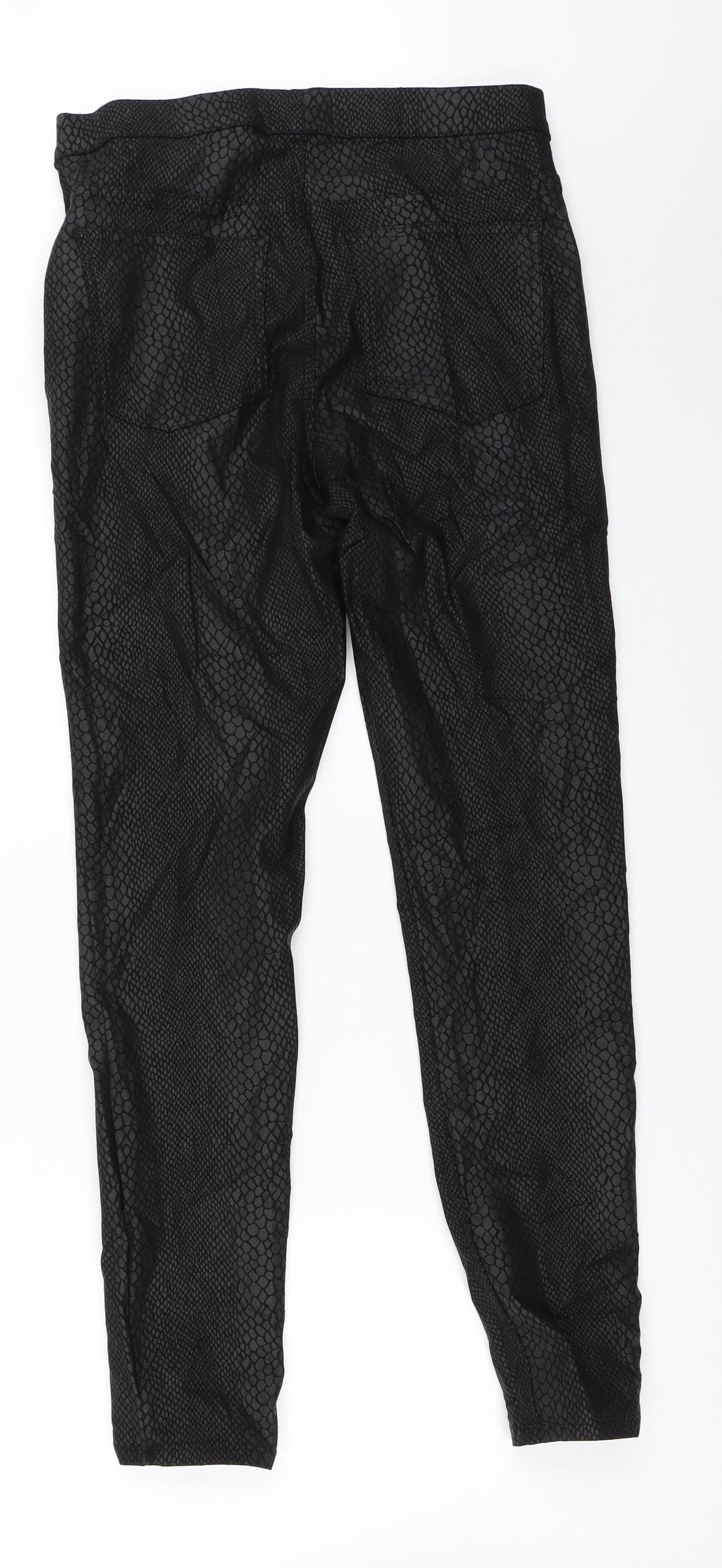 Marks and Spencer Womens Black   Jegging Trousers Size 12 L28 in