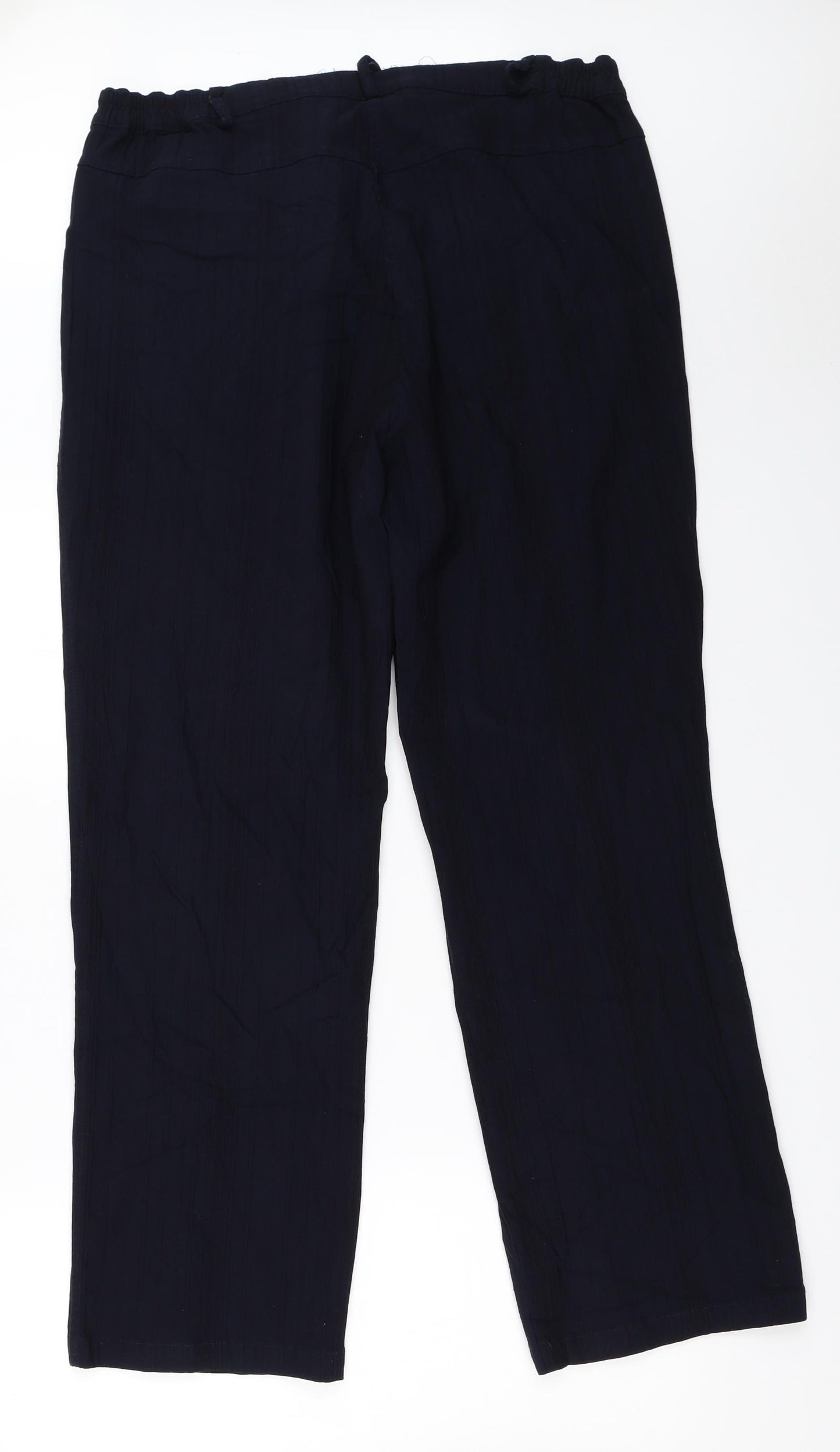 ELVI Womens Blue   Trousers  Size 20 L28.5 in