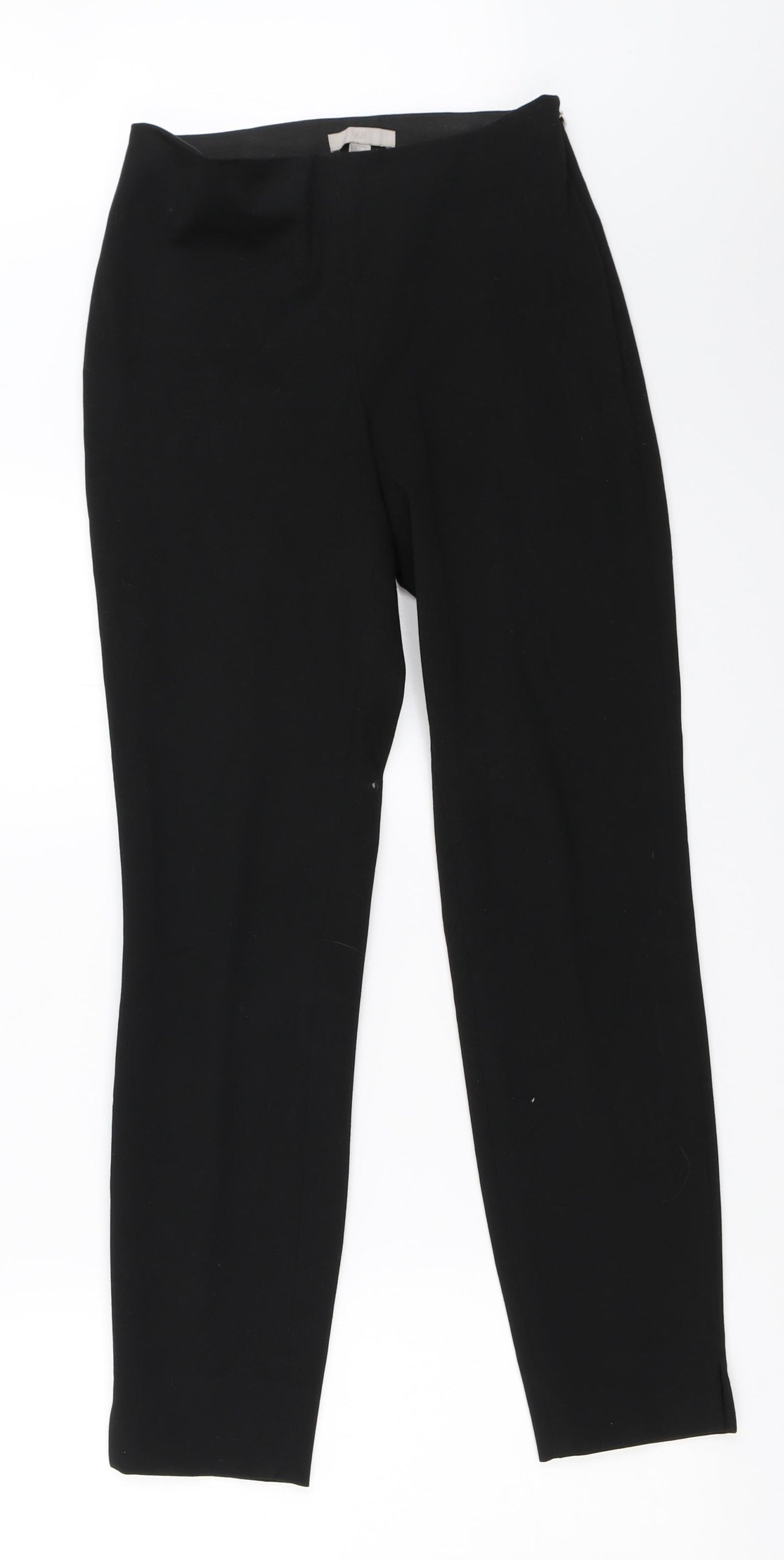 H&M Womens Black   Capri Trousers Size 6 L27 in