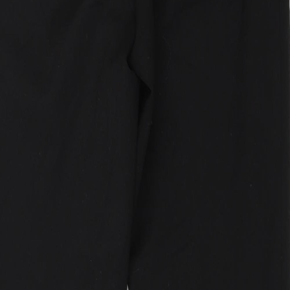 H&M Womens Black   Capri Trousers Size 6 L27 in