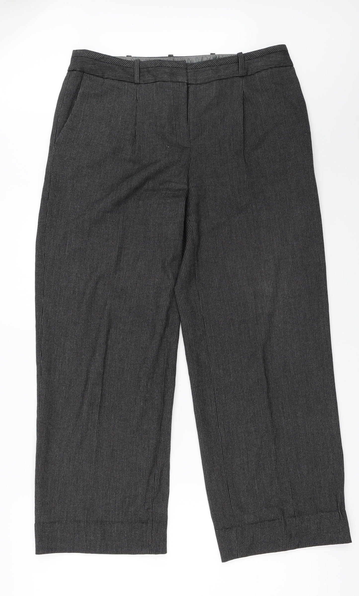 NEXT Womens Grey   Trousers  Size 12 L28 in