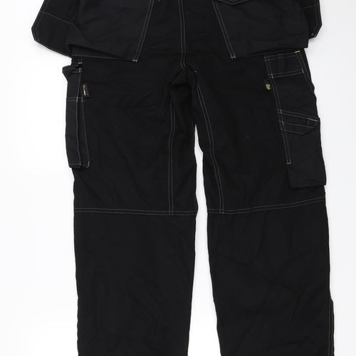 Snickers Mens Black   Cargo Trousers Size 31 in L30 in - work trousers