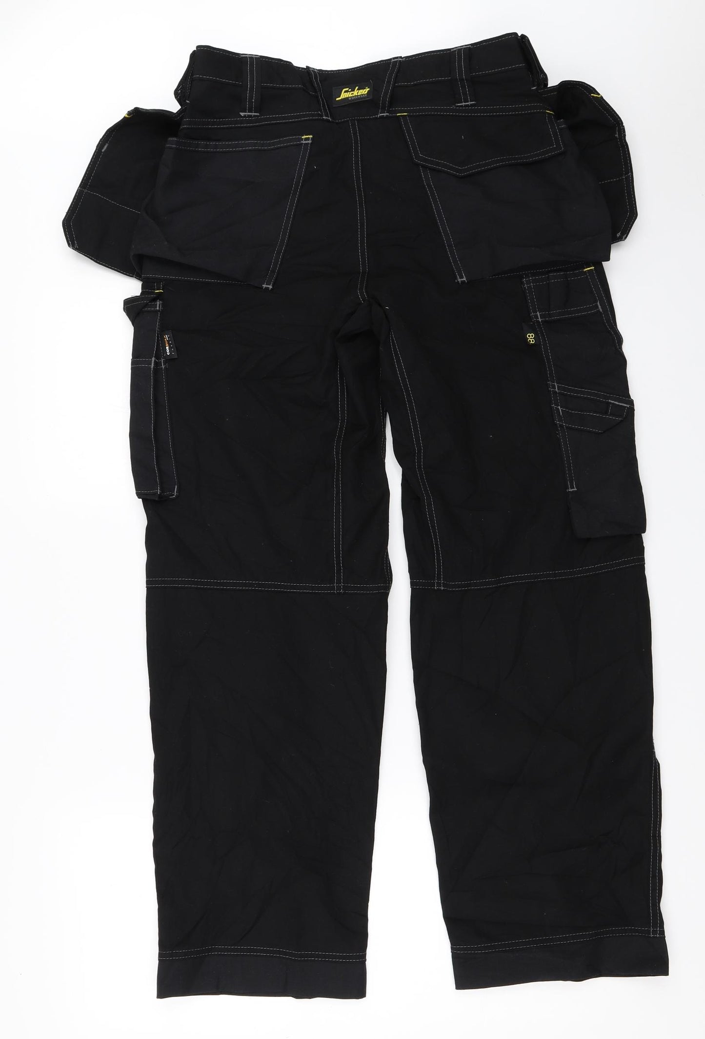 Snickers Mens Black   Cargo Trousers Size 31 in L30 in - work trousers