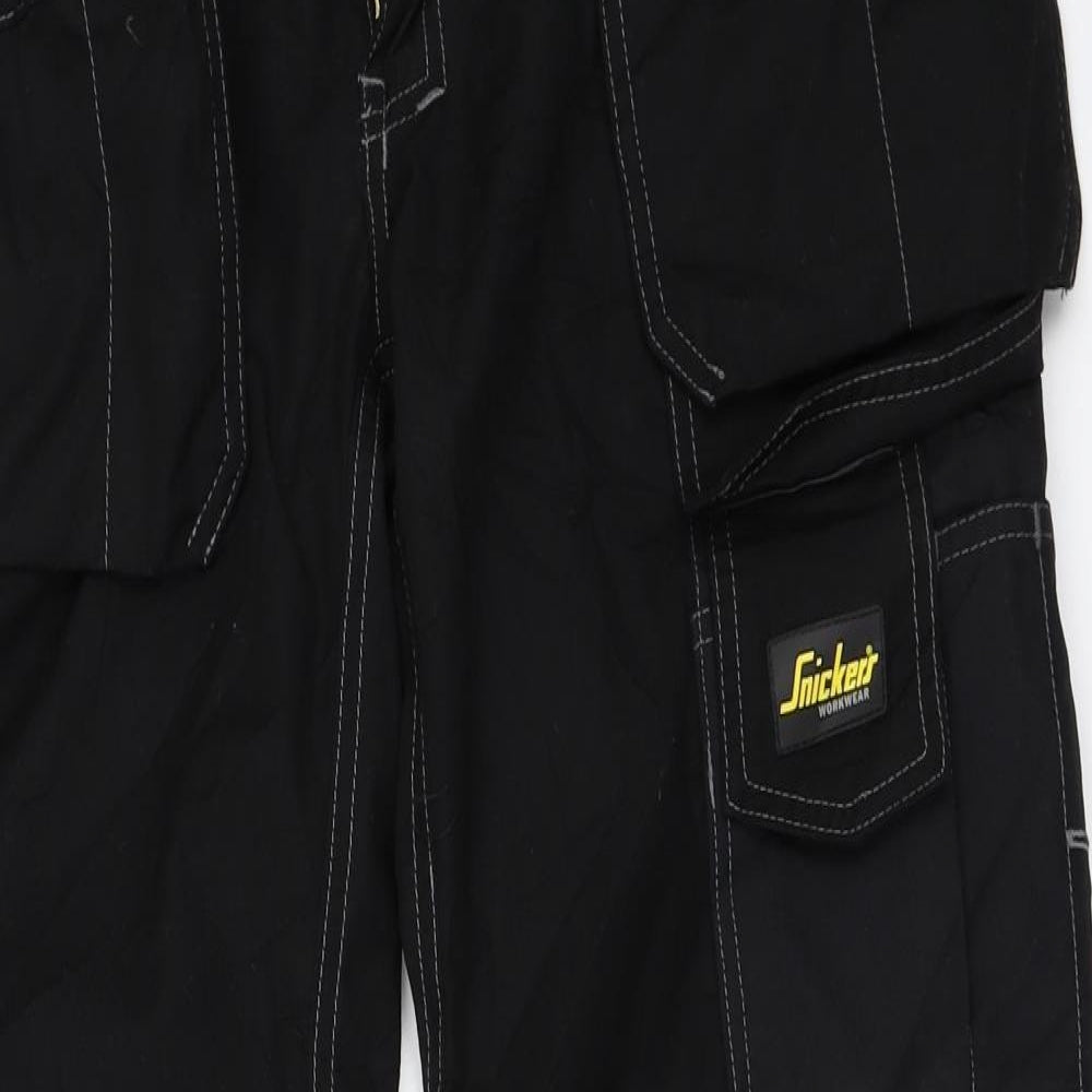 Snickers Mens Black   Cargo Trousers Size 31 in L30 in - work trousers