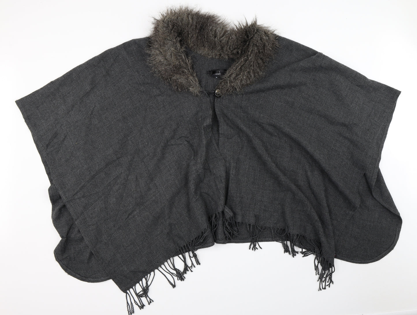 NEXT Womens Grey   Cape Jumper One Size