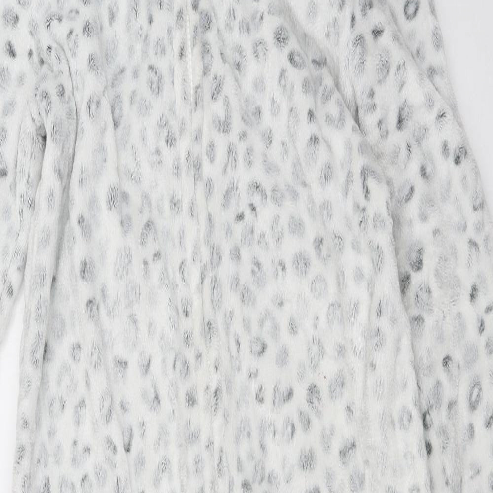 NEXT Girls Grey Solid  Top One Piece Size 11 Years