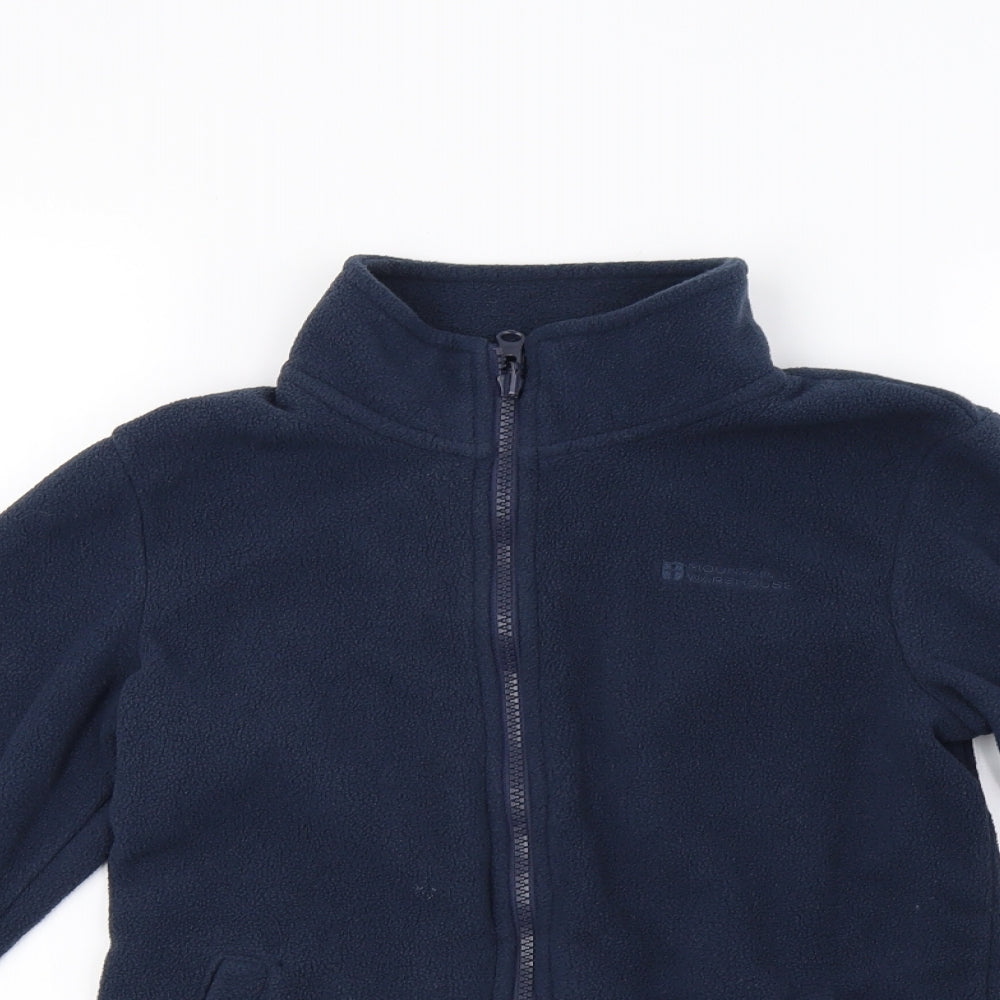 Mountain Warehouse Boys Black  Fleece Full Zip Sweatshirt Size 11-12 Years