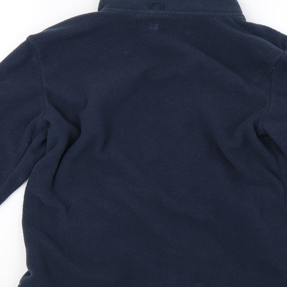 Mountain Warehouse Boys Black  Fleece Full Zip Sweatshirt Size 11-12 Years