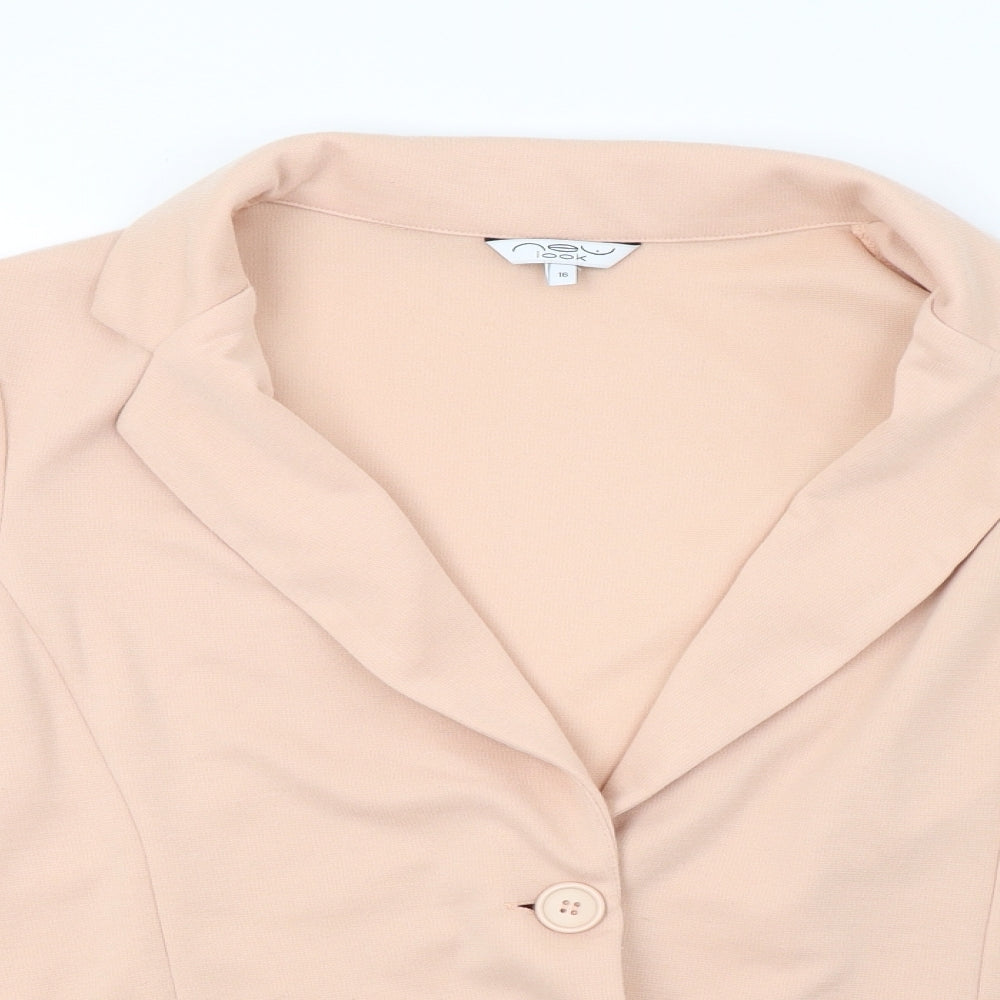 newlook Womens Pink   Jacket Blazer Size 18
