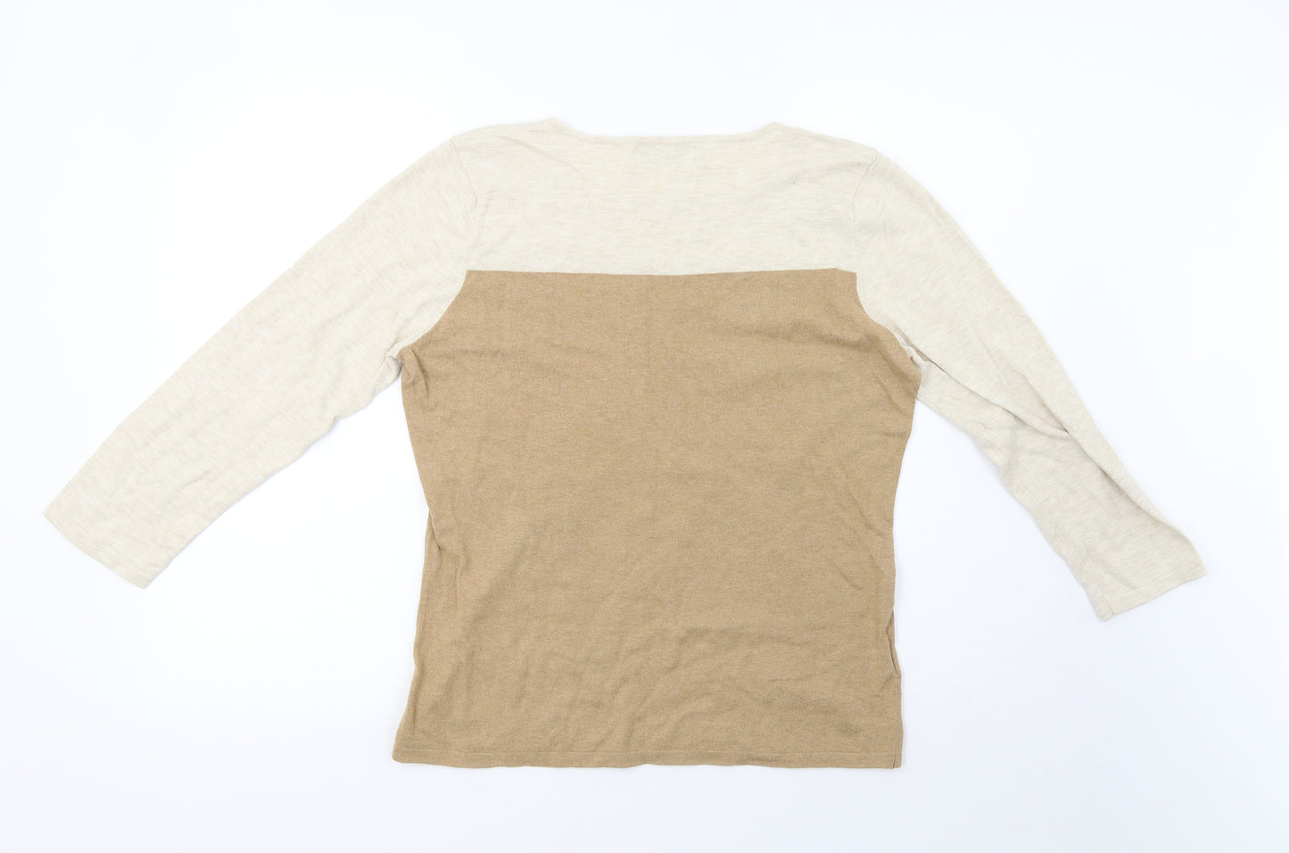 NEXT Womens Brown  Knit Pullover Sweatshirt Size 14