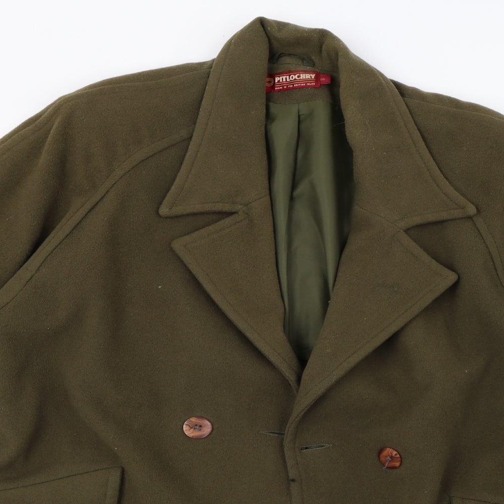 pitlochry Womens Green   Jacket Blazer Size 16