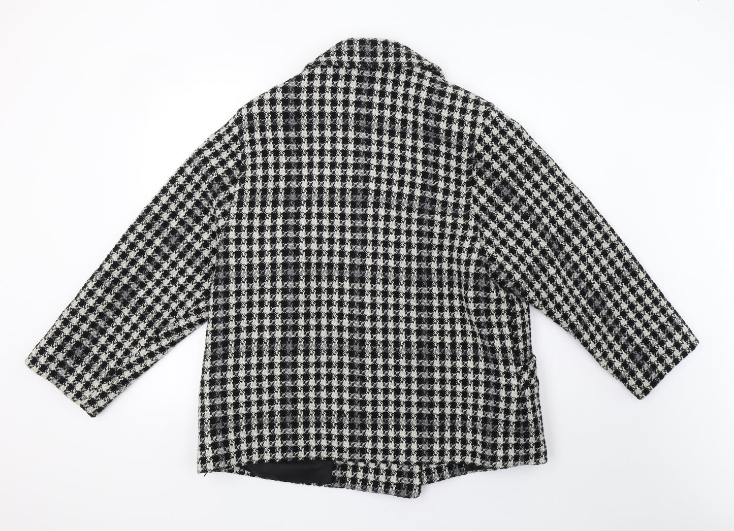 st michael Womens White Check  Jacket  Size 16
