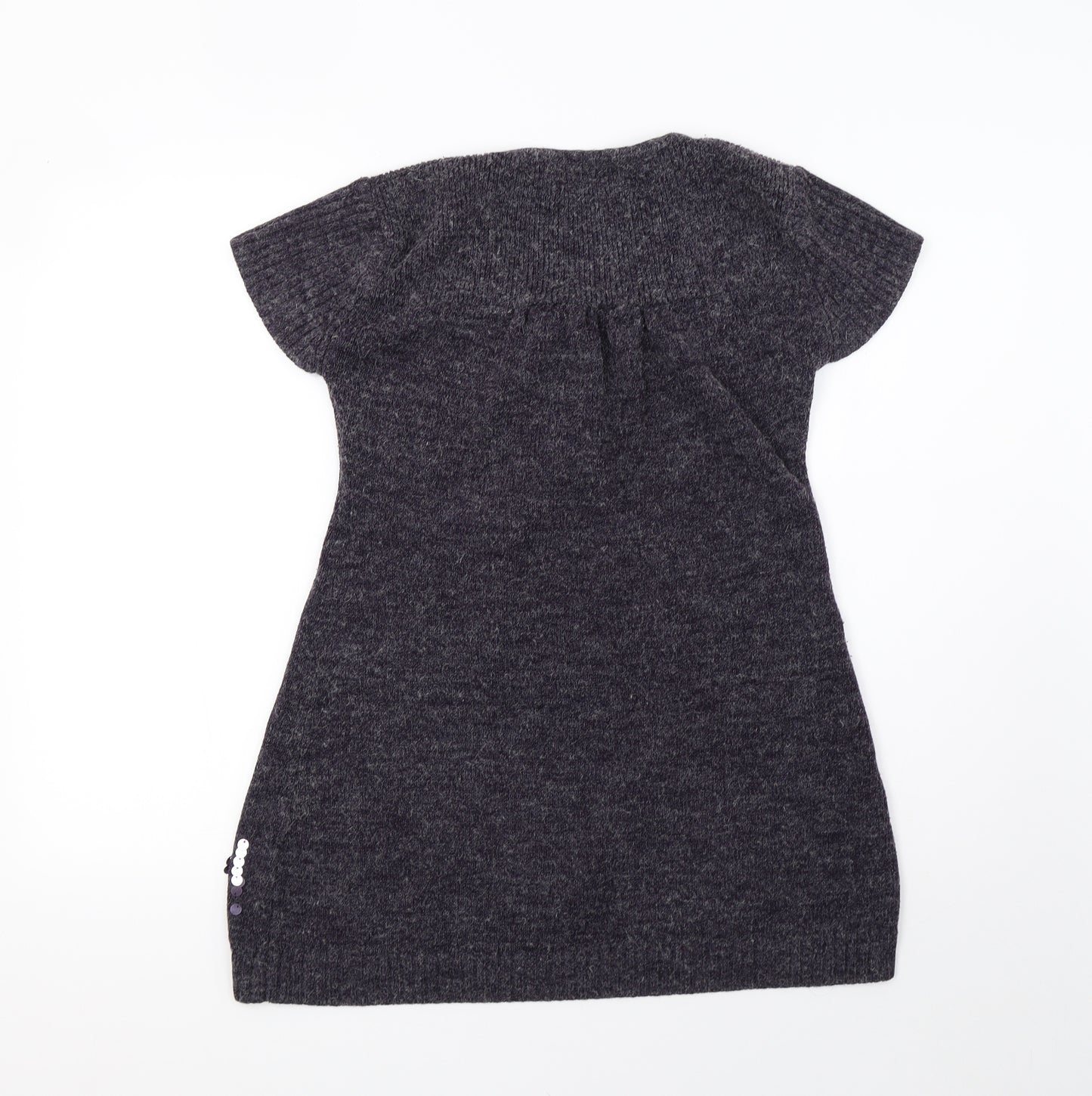 Preworn Womens Grey  Knit Pullover Sweatshirt Size M