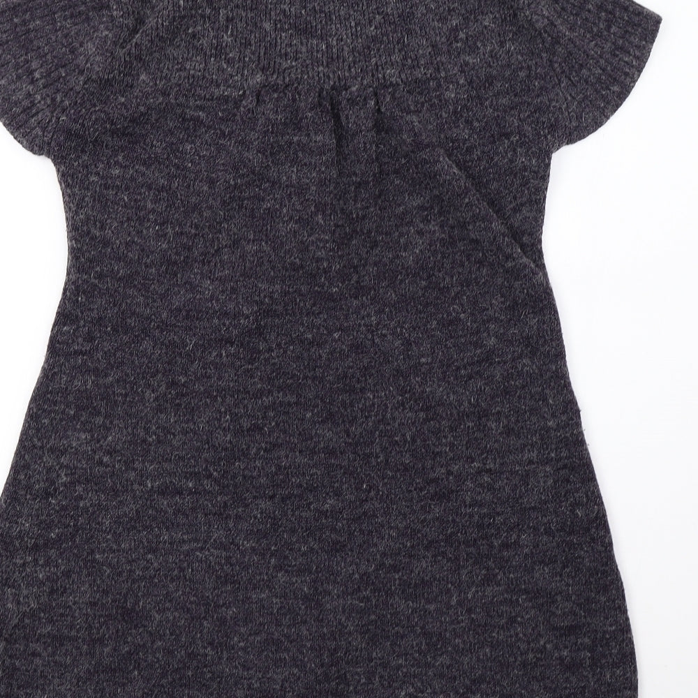 Preworn Womens Grey  Knit Pullover Sweatshirt Size M