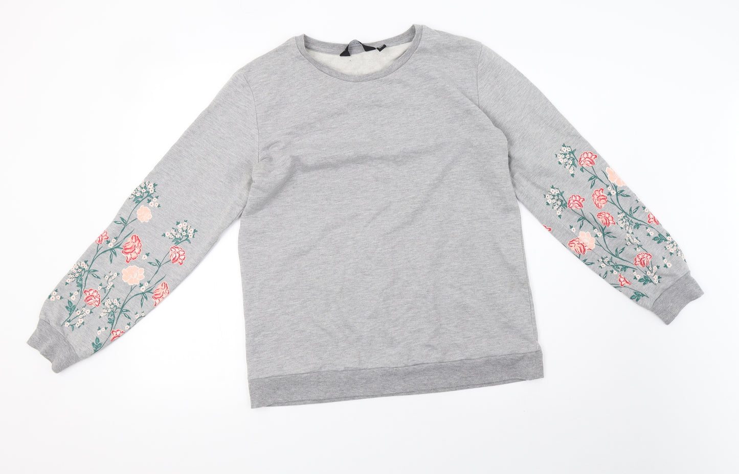 Dorothy Perkins Womens Grey   Pullover Sweatshirt Size 12