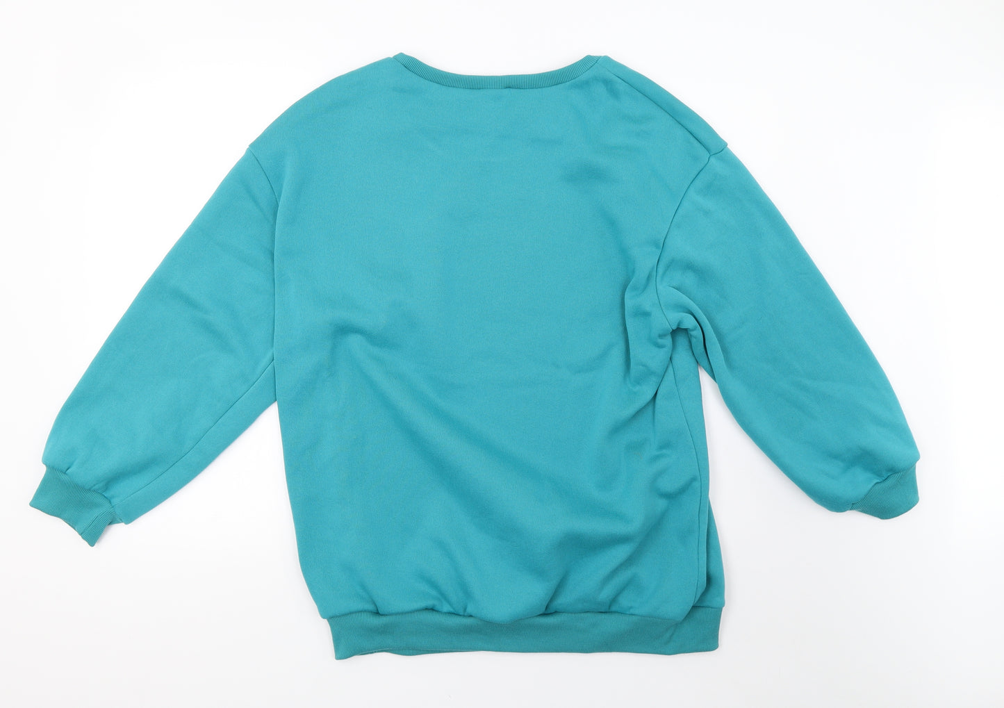 SheIn Womens Blue   Pullover Sweatshirt Size L
