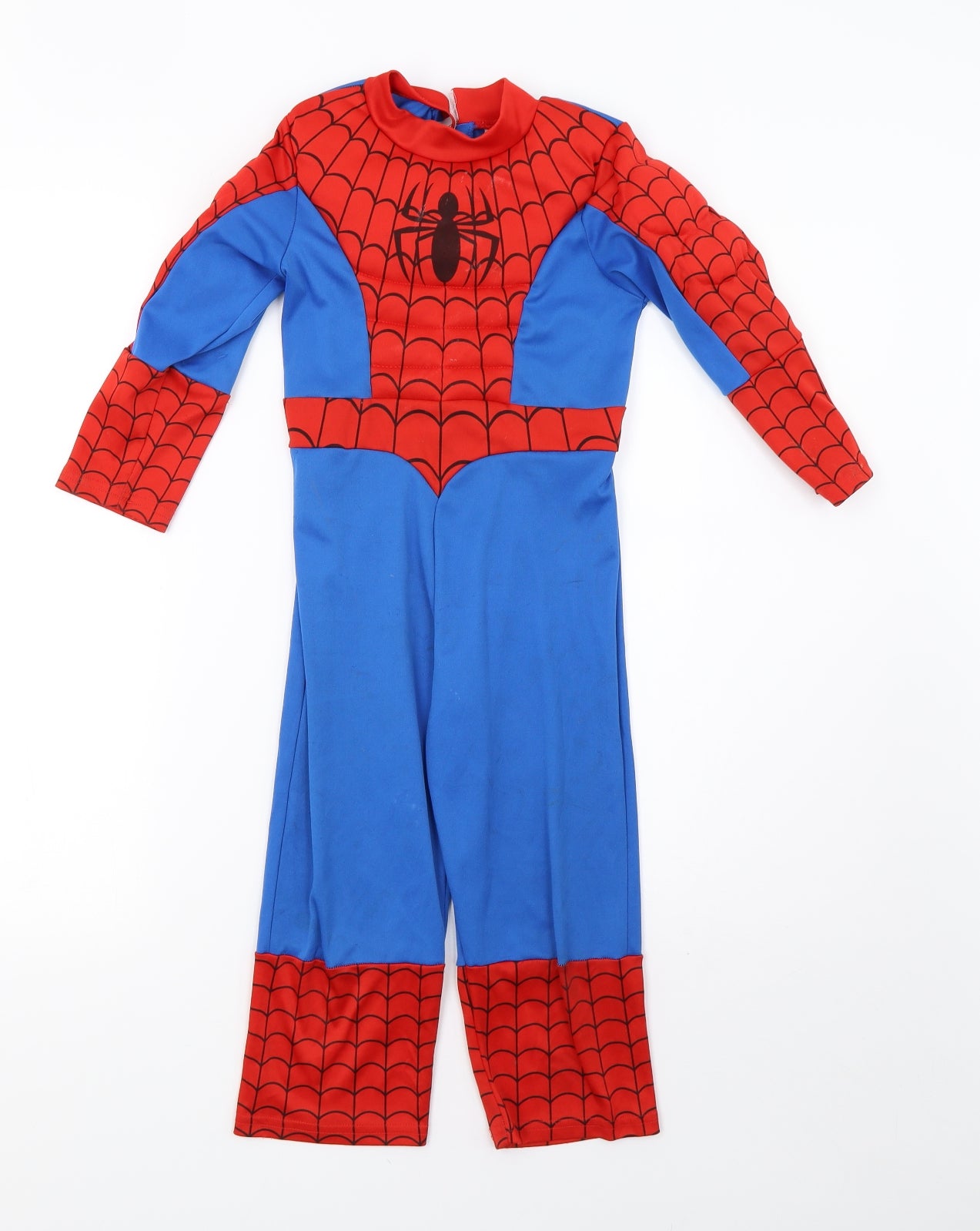 Preworn Boys Blue   Pullover Jumper Size 3-4 Years  - spider man