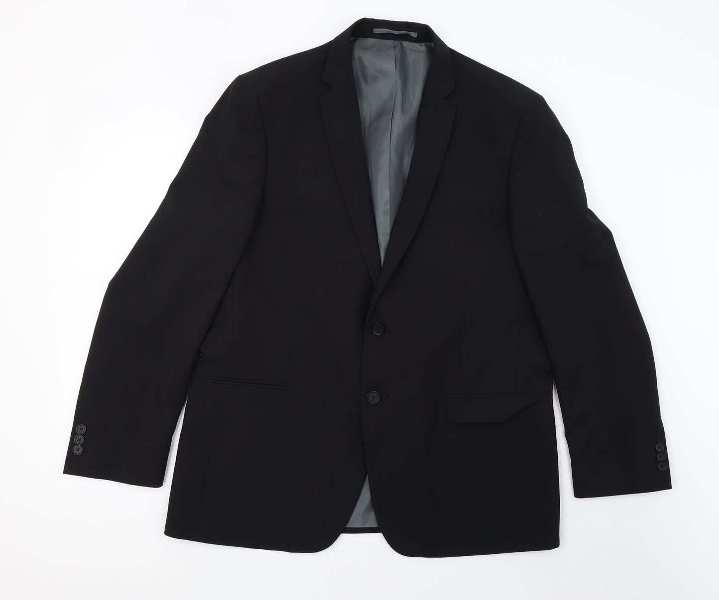 George Mens Black   Jacket Blazer Size 44