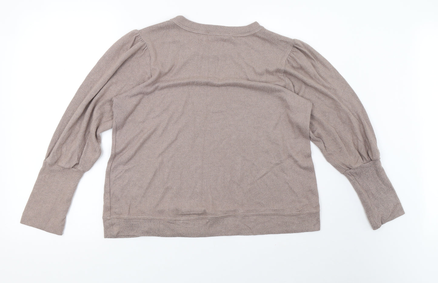 George Womens Brown   Pullover Sweatshirt Size 16