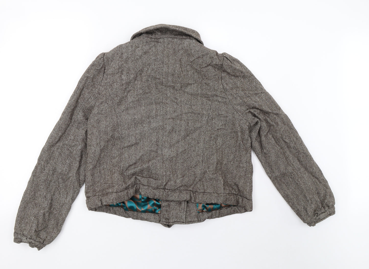 Love Label Womens Brown   Jacket Blazer Size 14