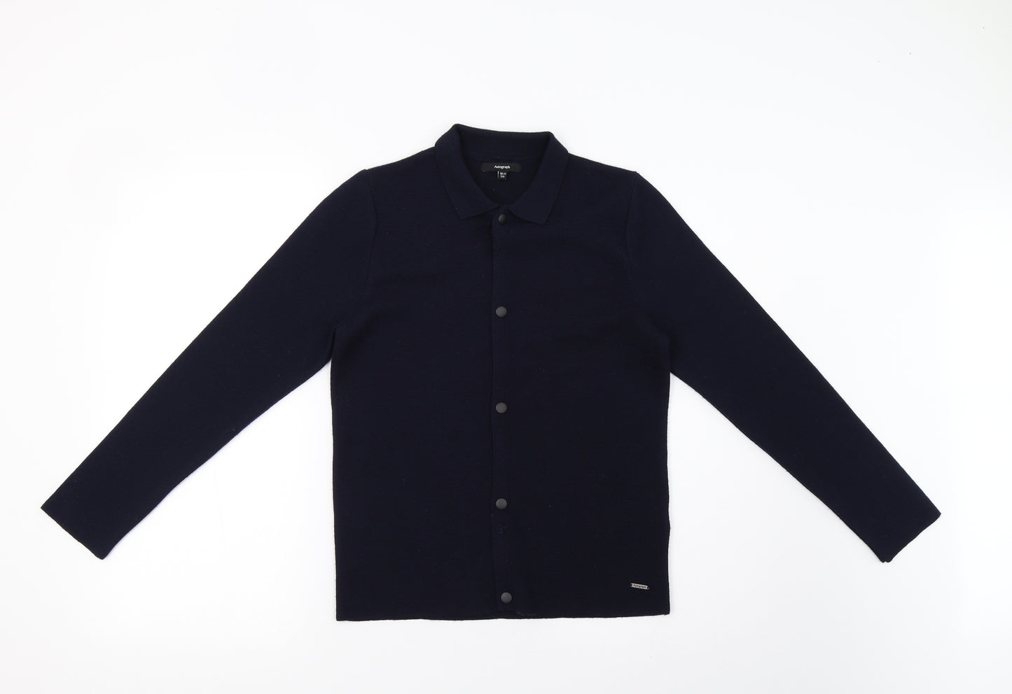 Marks and Spencer Boys Blue  Knit Pullover Jumper Size 10-11 Years