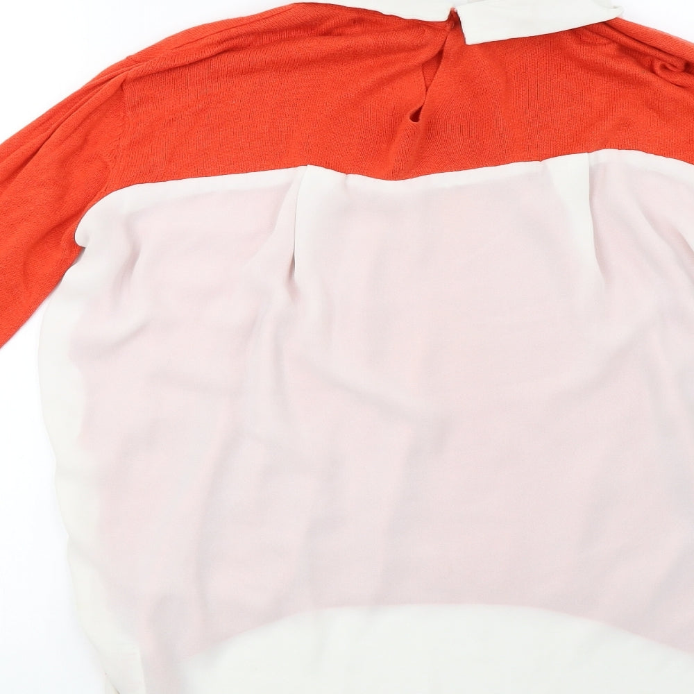 Primark Womens Orange   Pullover Sweatshirt Size 14